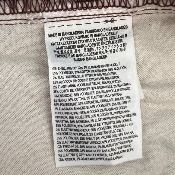 Vans Burgundy Range Elastic Relaxed Fit Pants - Picture 5 of 7